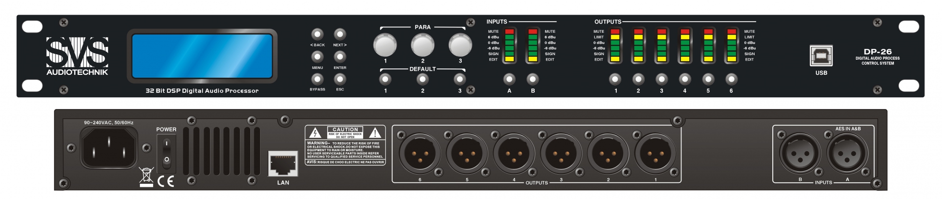 SVS Audiotechnik DP-26 Цифровой процессор: 2 входа 6 выходов в Калмыкии