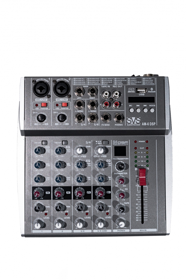 SVS Audiotechnik mixers AM-6 DSP Микшерный пульт аналоговый, 6-канальный SVS Audiotechnik mixers в Калмыкии