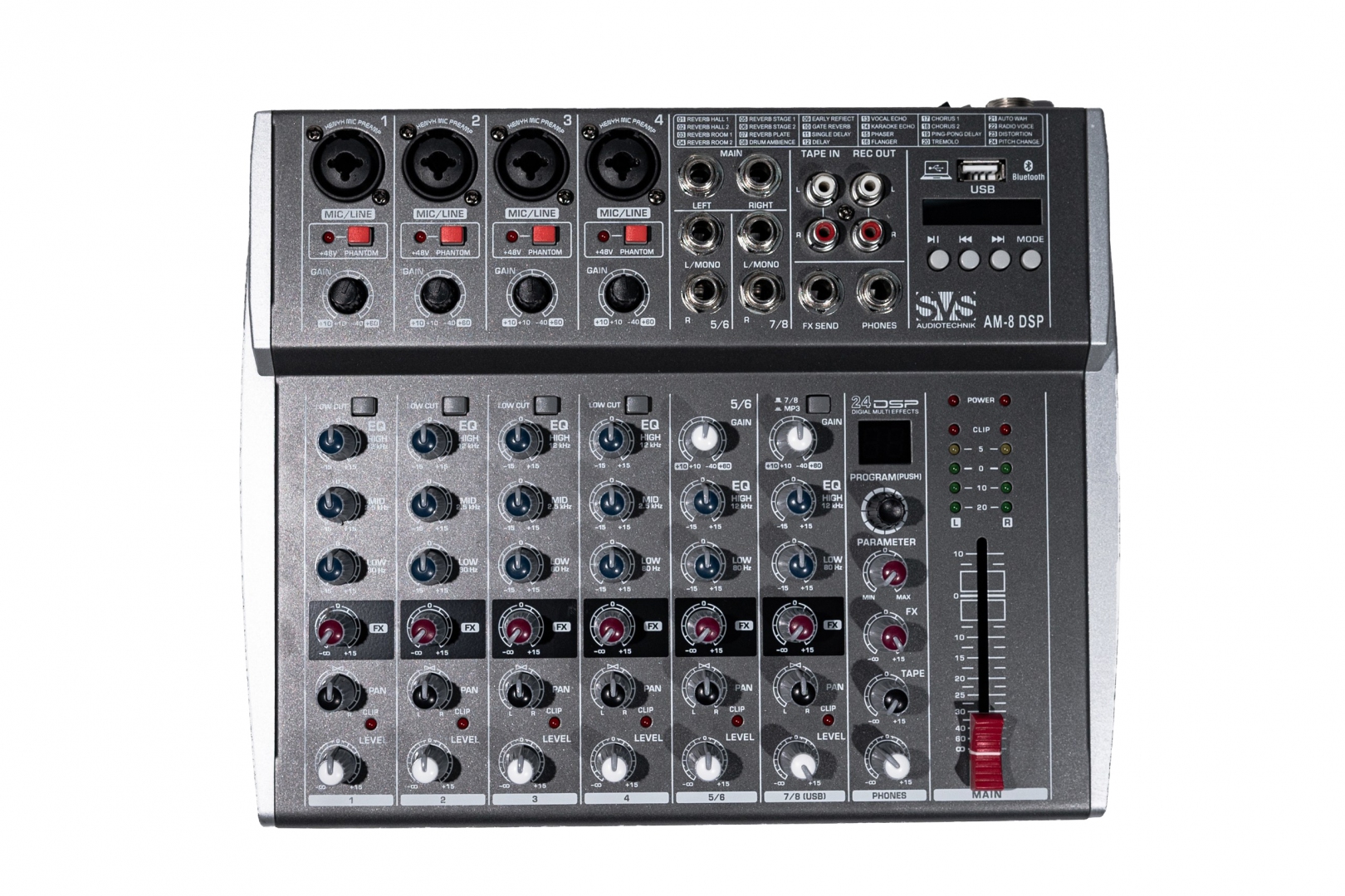 SVS Audiotechnik mixers AM-8 DSP Микшерный пульт аналоговый, 8-канальный в Калмыкии