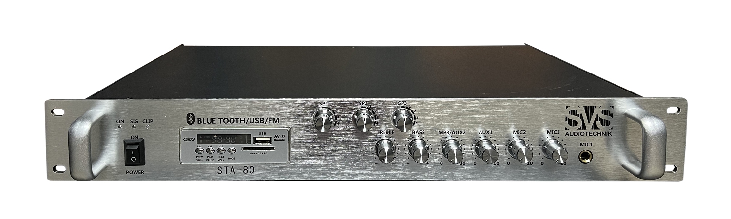 SVS Audiotechnik STA-80 Микшер-усилитель для систем Public Address в Калмыкии